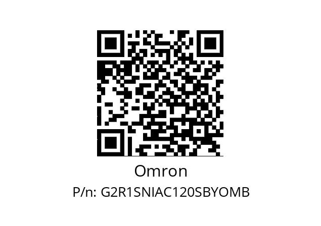   Omron G2R1SNIAC120SBYOMB