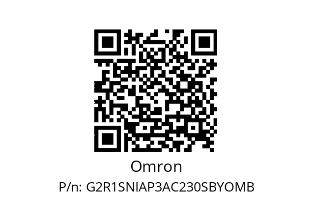   Omron G2R1SNIAP3AC230SBYOMB