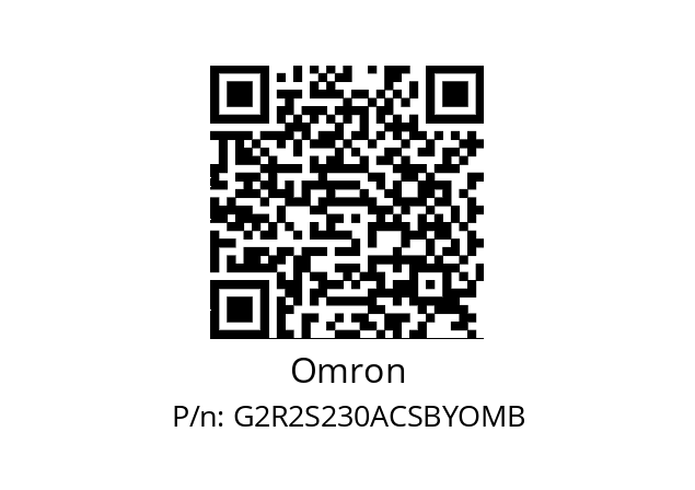   Omron G2R2S230ACSBYOMB