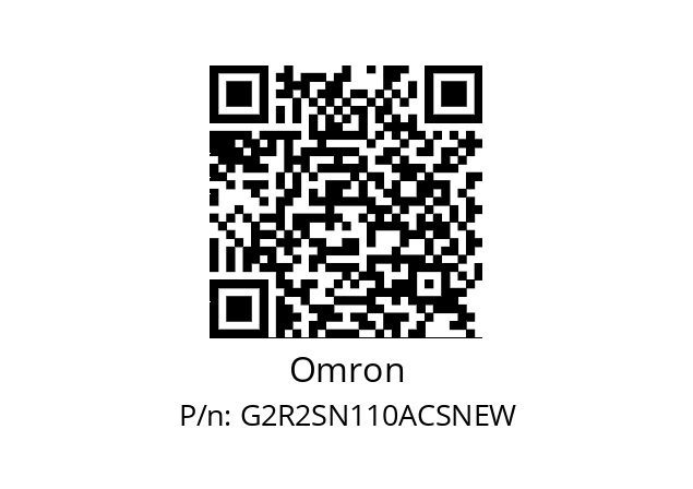   Omron G2R2SN110ACSNEW