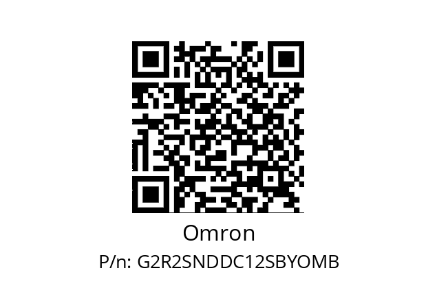   Omron G2R2SNDDC12SBYOMB