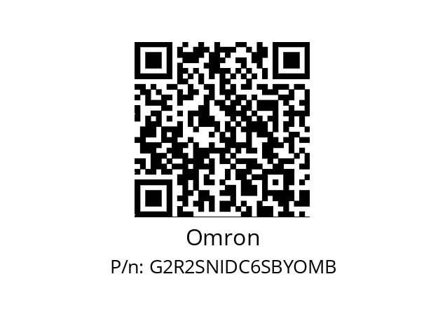   Omron G2R2SNIDC6SBYOMB