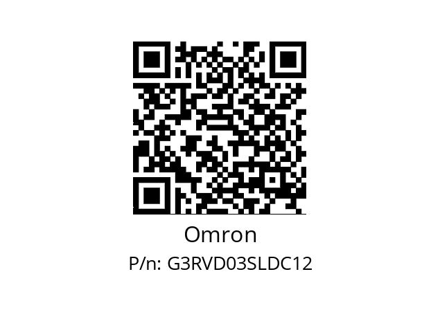   Omron G3RVD03SLDC12