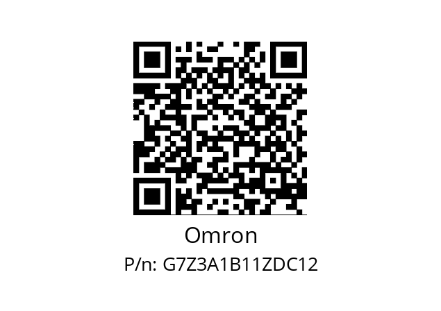   Omron G7Z3A1B11ZDC12