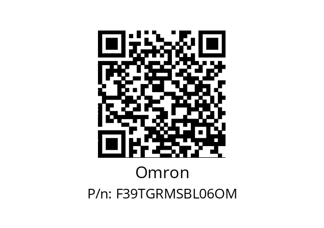   Omron F39TGRMSBL06OM