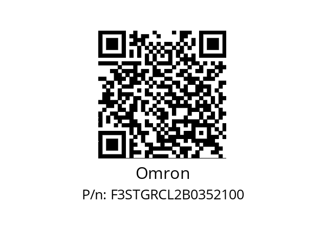   Omron F3STGRCL2B0352100