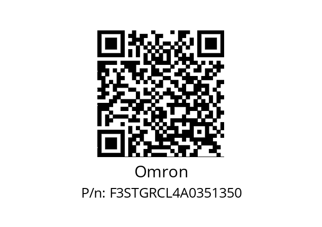   Omron F3STGRCL4A0351350