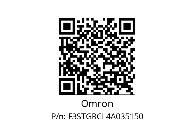   Omron F3STGRCL4A035150