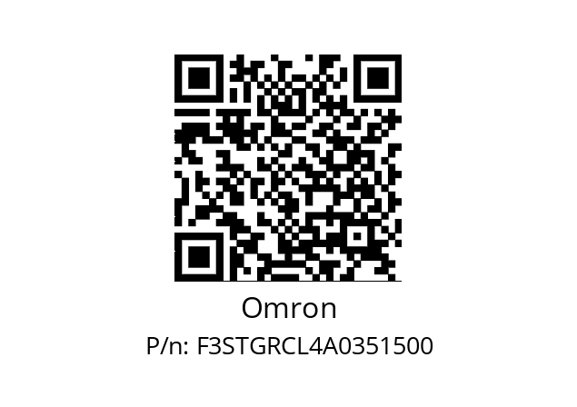   Omron F3STGRCL4A0351500