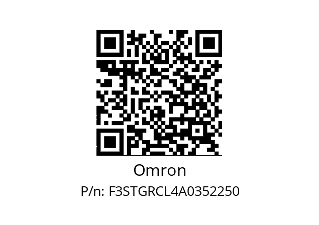   Omron F3STGRCL4A0352250