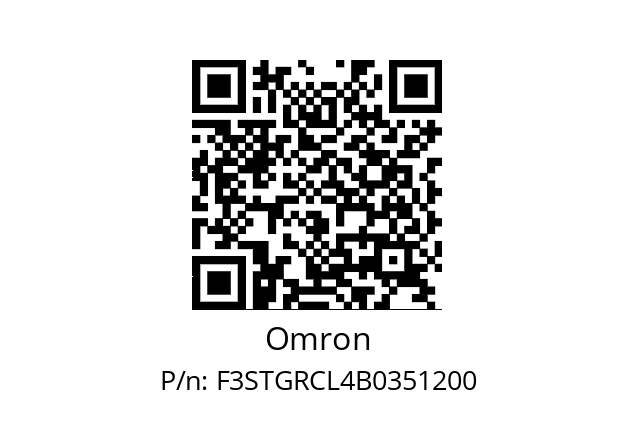   Omron F3STGRCL4B0351200