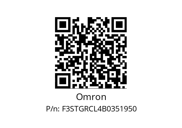   Omron F3STGRCL4B0351950