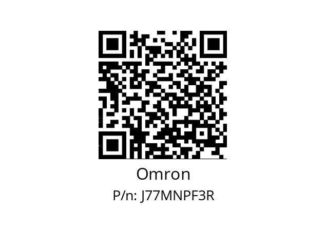   Omron J77MNPF3R