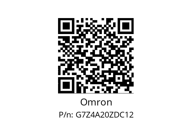   Omron G7Z4A20ZDC12