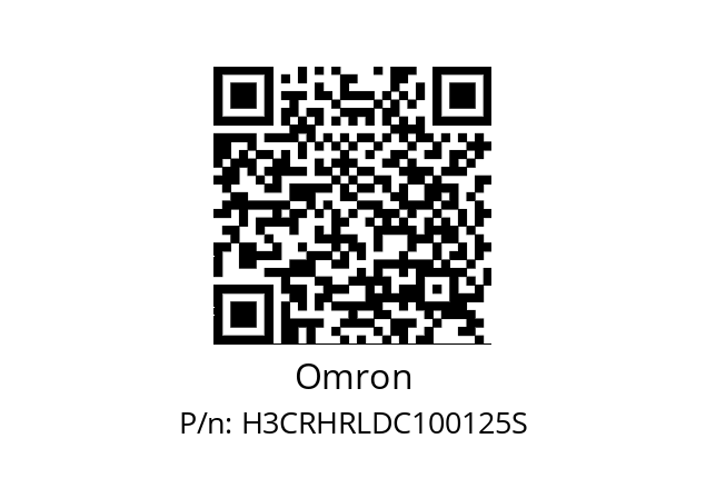   Omron H3CRHRLDC100125S