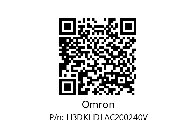   Omron H3DKHDLAC200240V