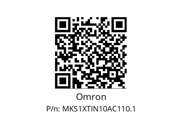   Omron MKS1XTIN10AC110.1