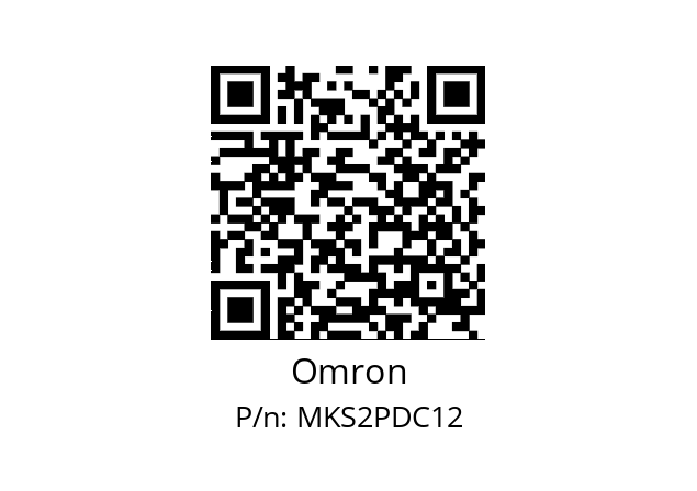   Omron MKS2PDC12