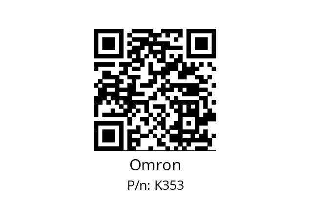   Omron K353