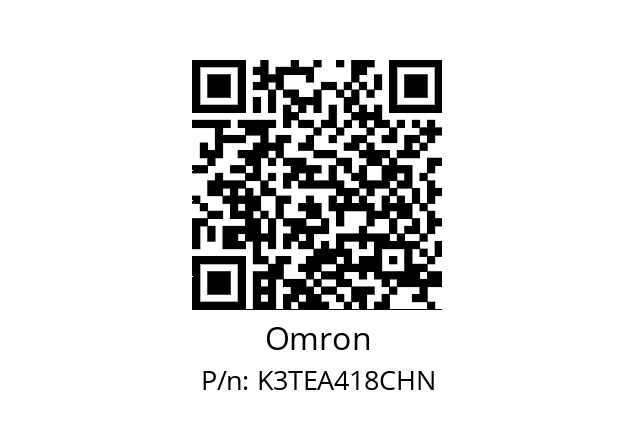   Omron K3TEA418CHN