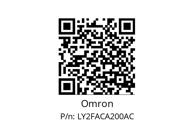   Omron LY2FACA200AC