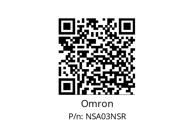   Omron NSA03NSR