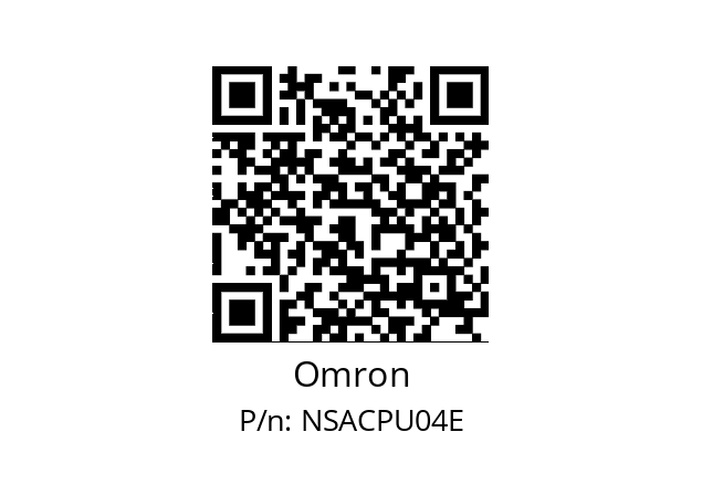   Omron NSACPU04E