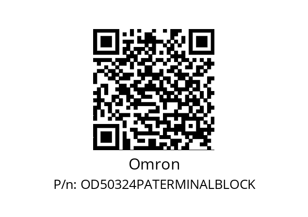   Omron OD50324PATERMINALBLOCK