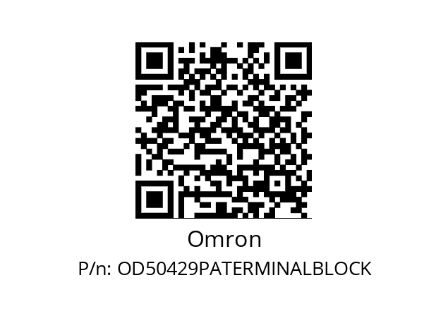   Omron OD50429PATERMINALBLOCK