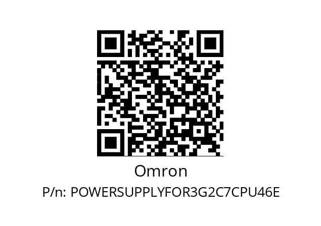   Omron POWERSUPPLYFOR3G2C7CPU46E