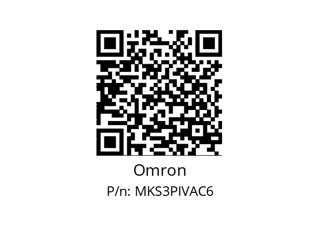   Omron MKS3PIVAC6