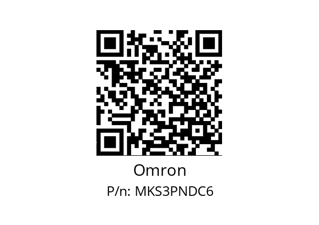   Omron MKS3PNDC6