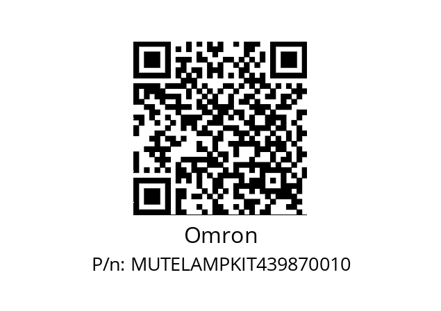   Omron MUTELAMPKIT439870010