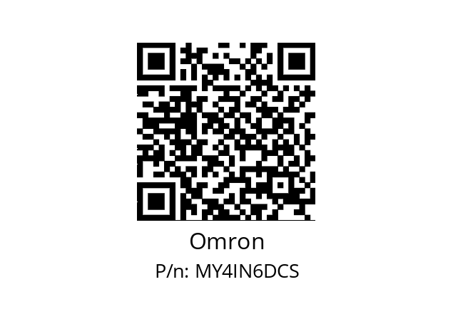   Omron MY4IN6DCS