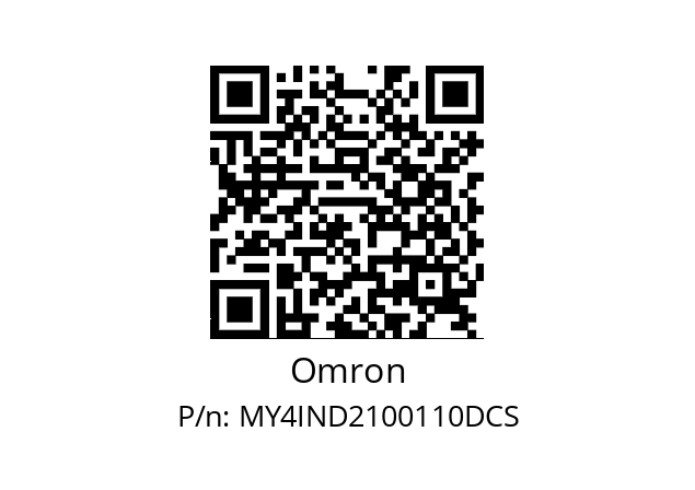   Omron MY4IND2100110DCS