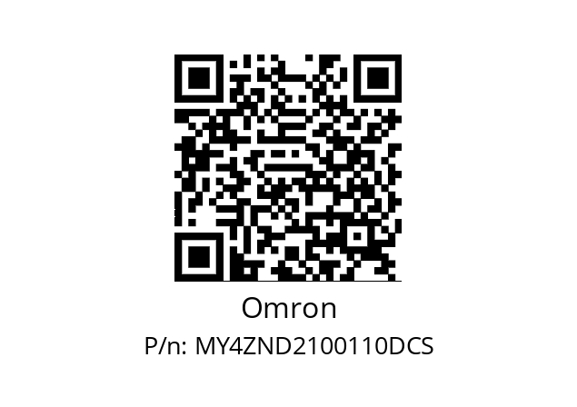   Omron MY4ZND2100110DCS