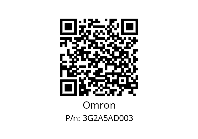   Omron 3G2A5AD003