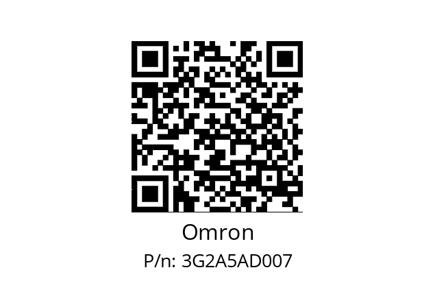   Omron 3G2A5AD007