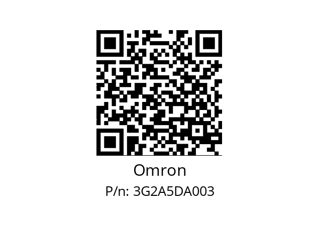   Omron 3G2A5DA003