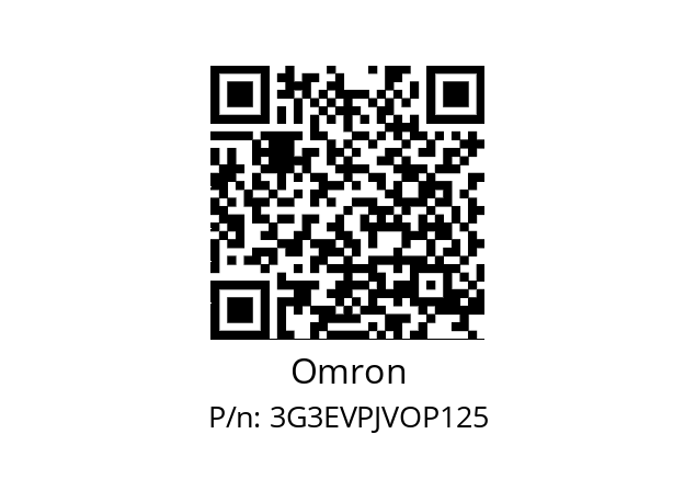   Omron 3G3EVPJVOP125