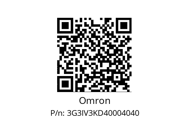   Omron 3G3IV3KD40004040