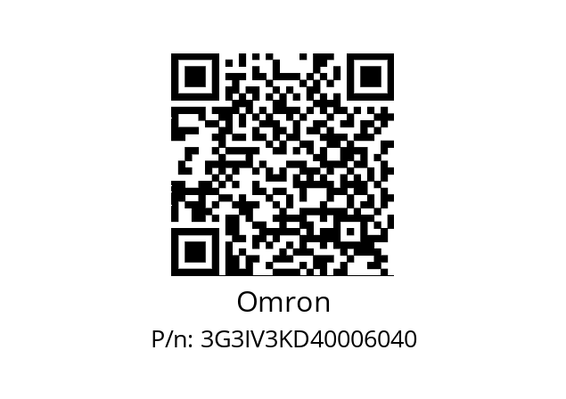   Omron 3G3IV3KD40006040