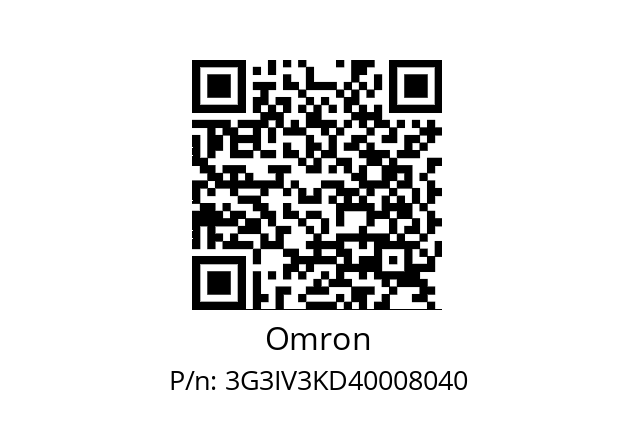   Omron 3G3IV3KD40008040