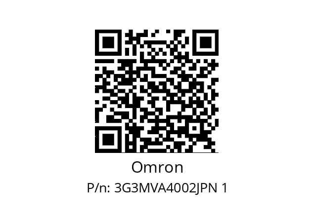   Omron 3G3MVA4002JPN 1