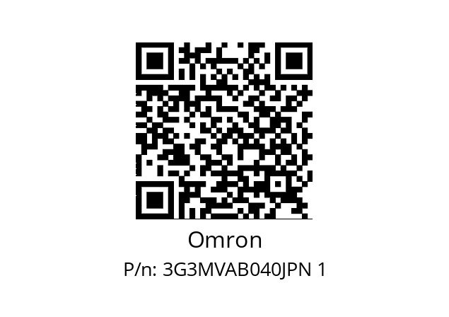   Omron 3G3MVAB040JPN 1