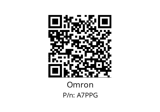   Omron A7PPG