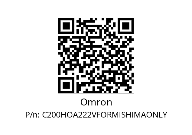   Omron C200HOA222VFORMISHIMAONLY