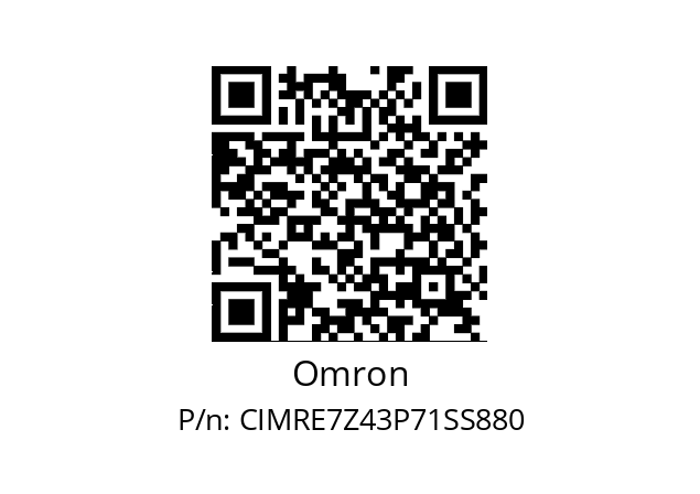   Omron CIMRE7Z43P71SS880