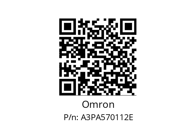   Omron A3PA570112E