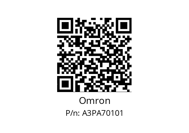   Omron A3PA70101